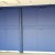 Blue Double Horizontal Sliding Door - Boston University